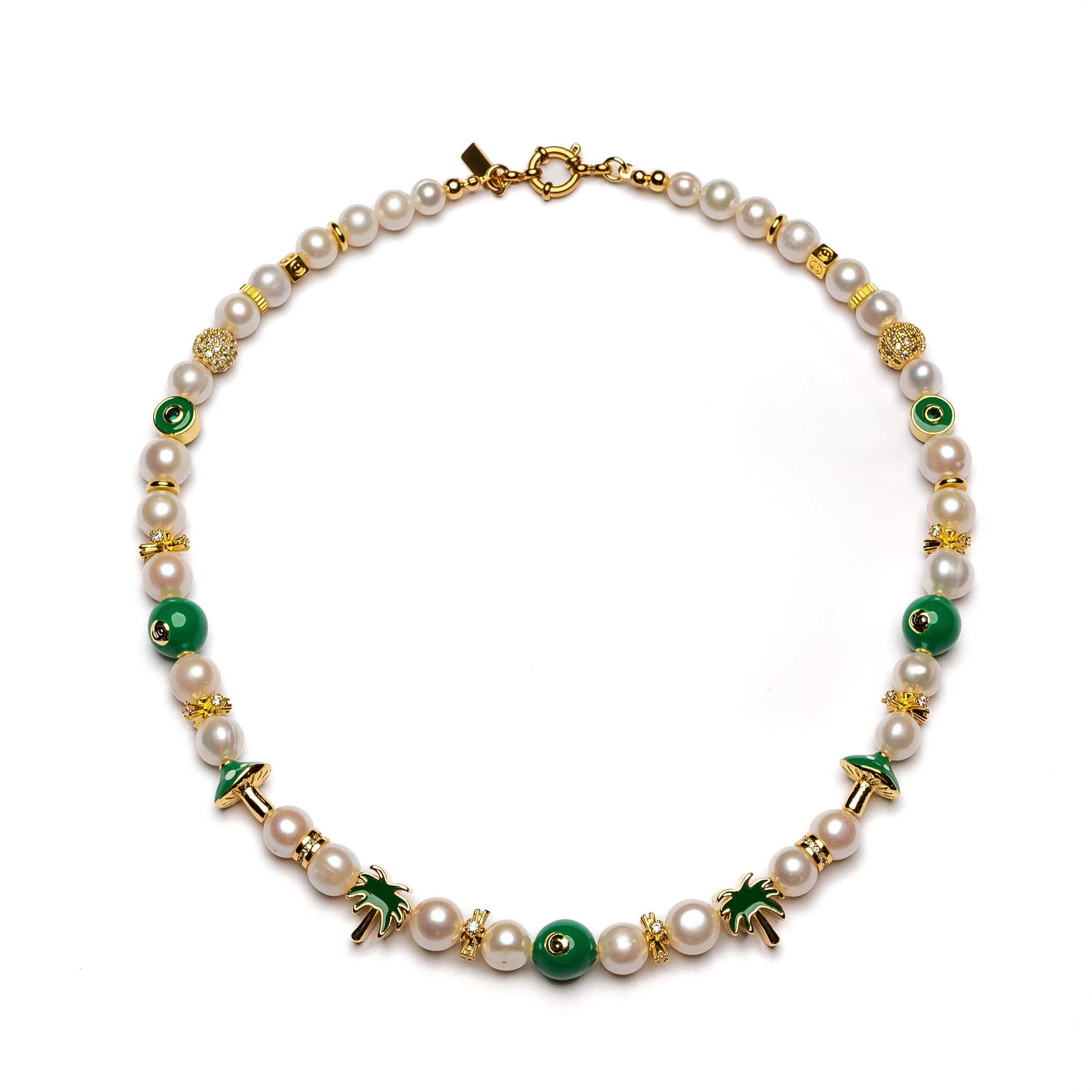 Green Summer Promise Necklace