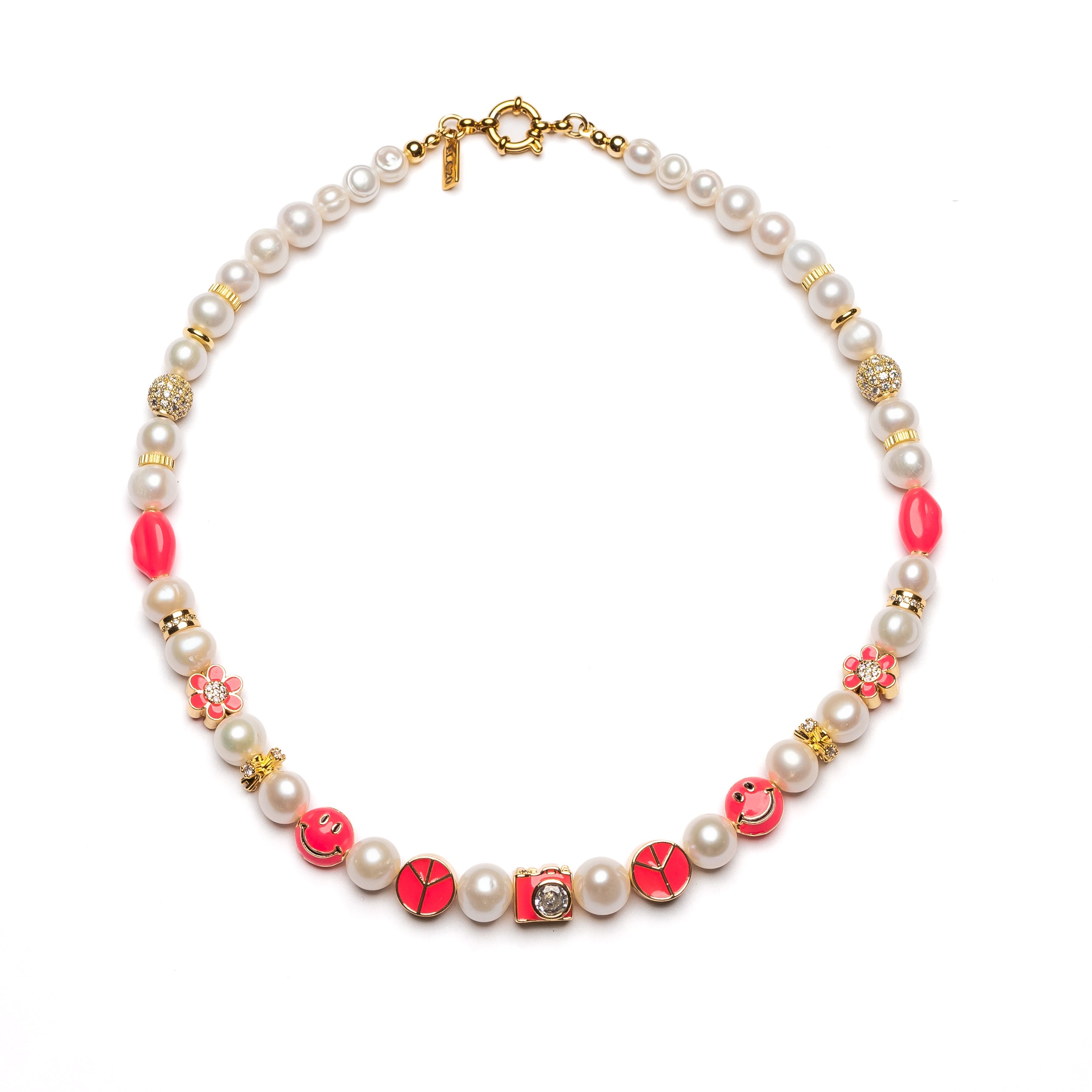Fucsia Promise Necklace