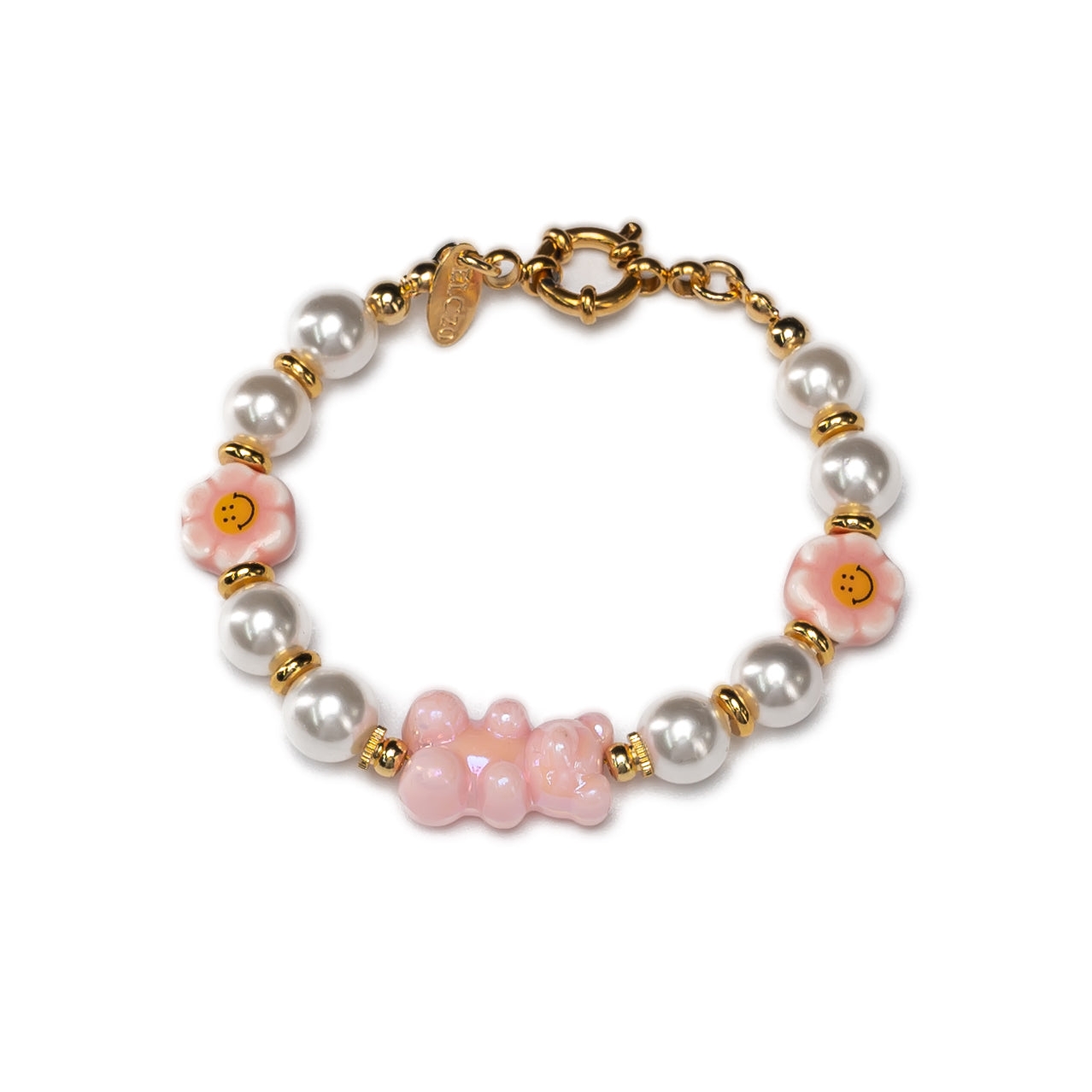 Sweet Pink Teddy Bracelet