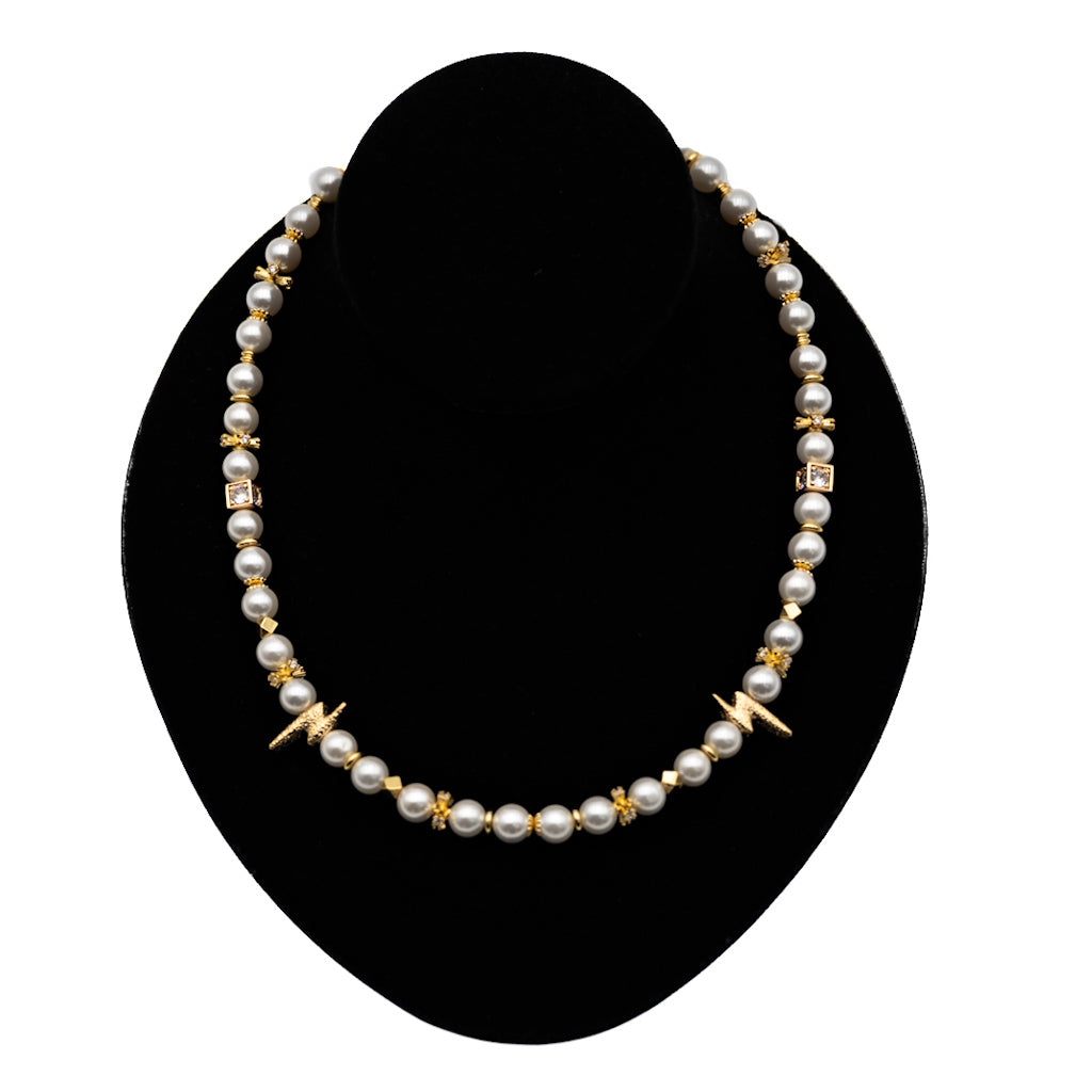 Lightning Pearl Necklace