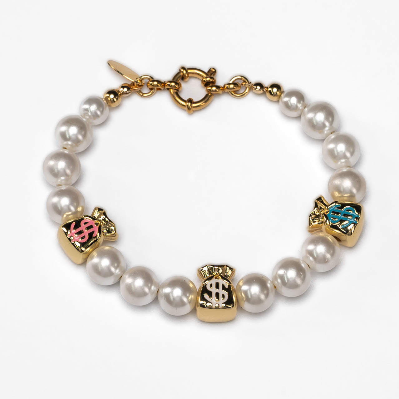 Beaded Bracelet with MBAG Charms