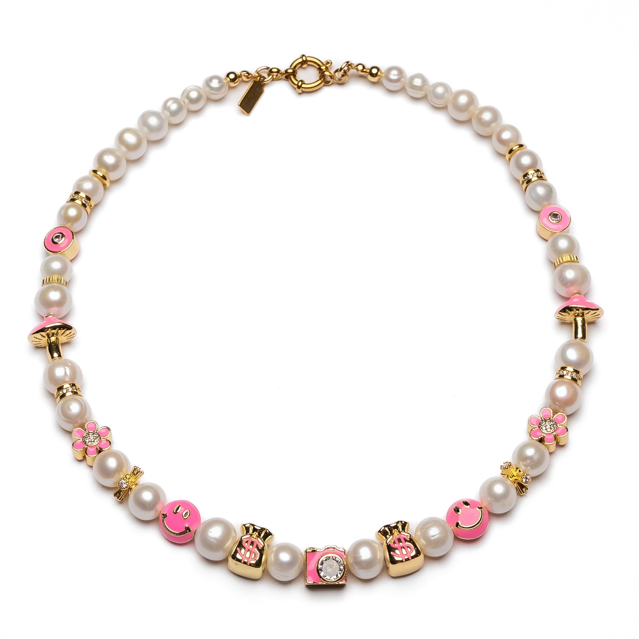 Pink Summer  Promise Necklace