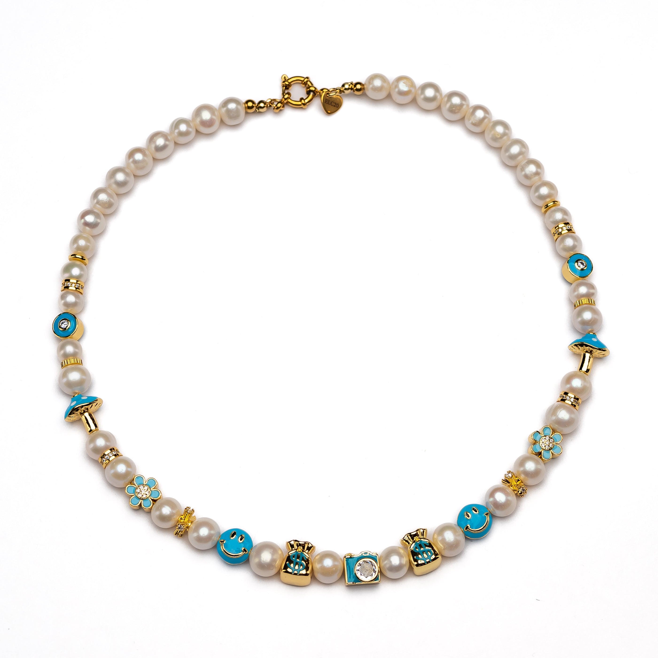 Blue  Promise Necklace
