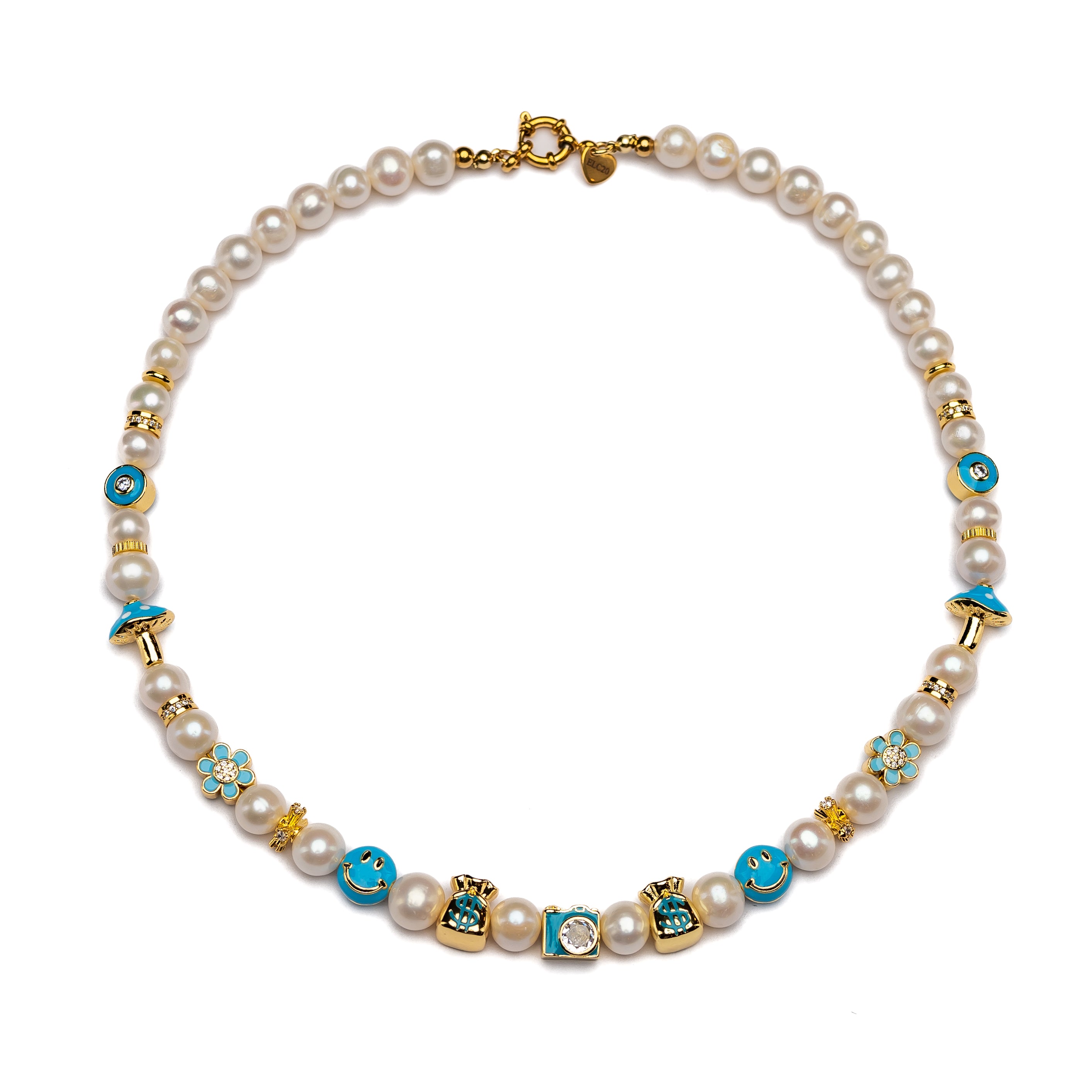 Blue  Promise Necklace