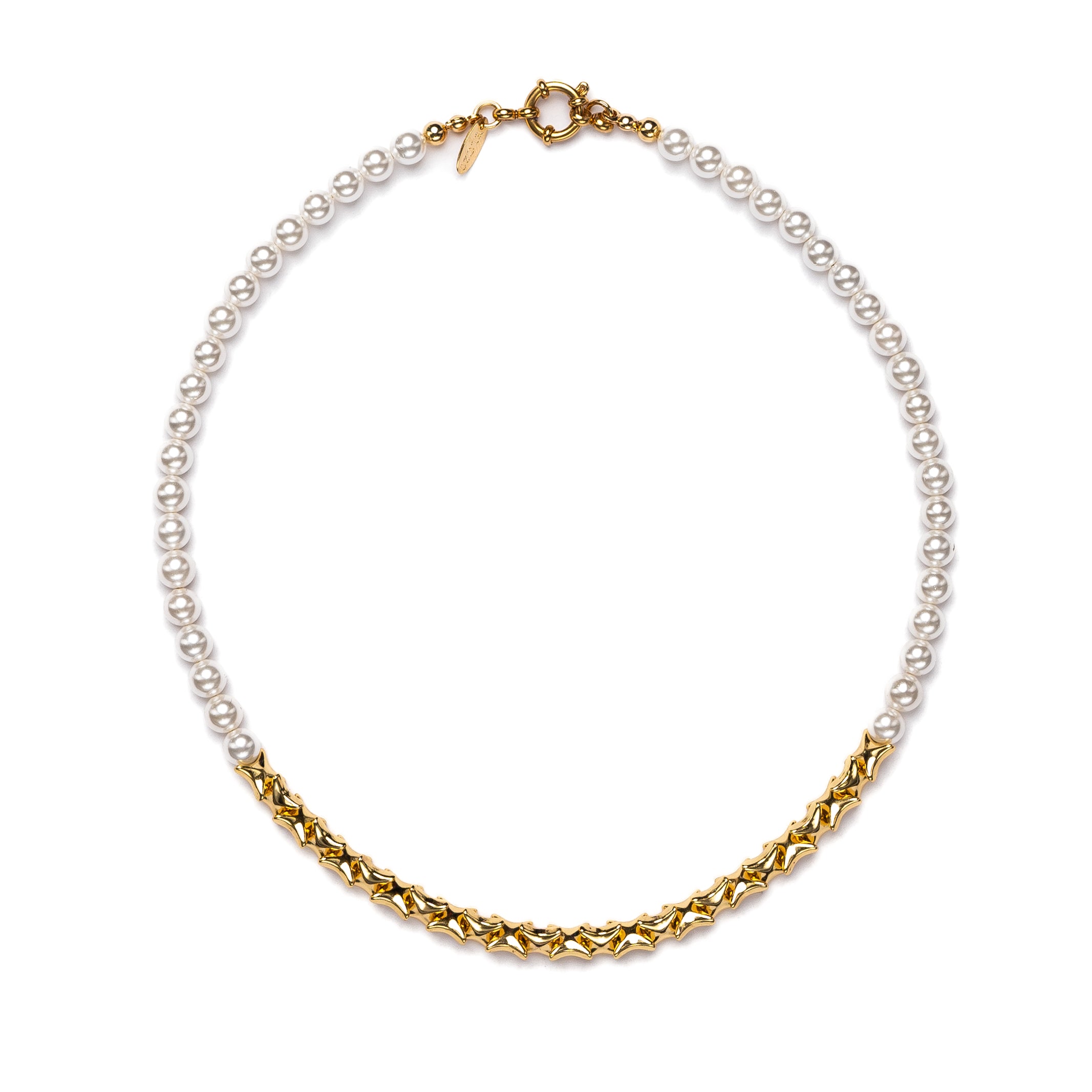 Golden Grace Pearl Necklace